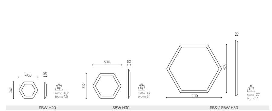 PANNELLI ESAGONALI FONOASSUBENTI_SILENT BLOCK