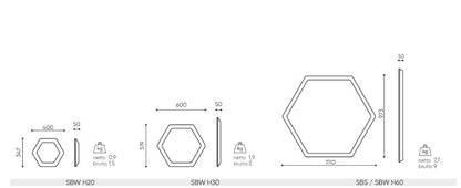 PANNELLI ESAGONALI FONOASSUBENTI_SILENT BLOCK